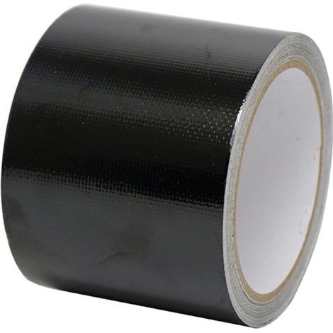 Ruban de Réparation, Patchs de Bâche, Ruban Adhésif Noir, pour Réparer Bache de Camion ou de Serre, Tente enduite de PVC, Auvent, Belvédère, Tissu de Couverture (Noir, 5cm10m) (1/5)