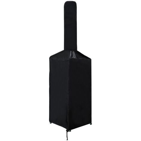 PA Schwarze Pizzaofen-Abdeckung für den Außenbereich, wasserdicht, staubdicht, Pizzaofen-Schutz, wetterfest, staubdicht, Pizzaofen-Grill-Regenschutz (65 x 45 x 107 x 165 cm) (1/5)