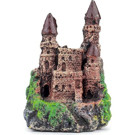 Happet - decorazione per acquario a forma di castello, 13 cm (1/4)