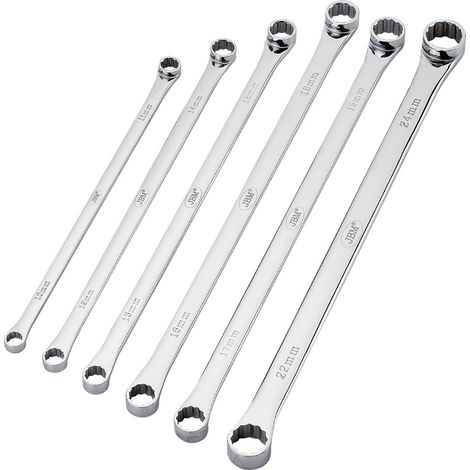 Kit de 6 llaves extralargas de 12 cantos JBM 51864 (1/5)