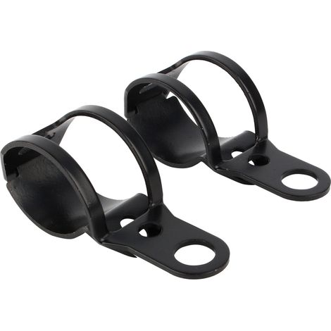 Support de fixation pour clignotants de moto 30-43 mm Colliers de relocalisation de fourche Noir HNH
