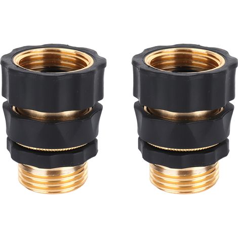 Lot de 2 raccords G3/4 pour tuyau d'arrosage haute pression, raccord rapide pour l'irrigation (1/5)