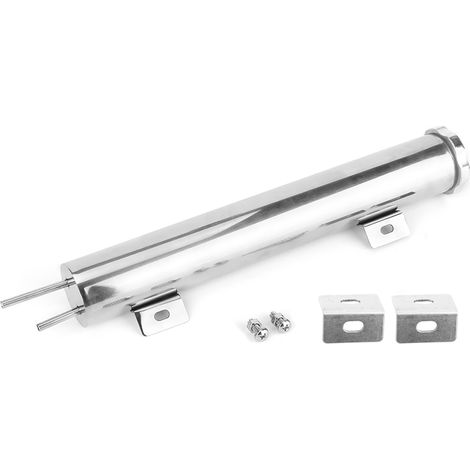Bocal de récupération de liquide de refroidissement radiateur 13 x 2 pouces, acier inoxydable universel, pièces auto (1/5)