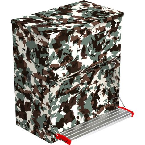 Mangeoire à trémie SAFE-FEED pour canards 40 kg 67 L  Trémie pour volailles  Jusqu'à 35 canards (1/5)