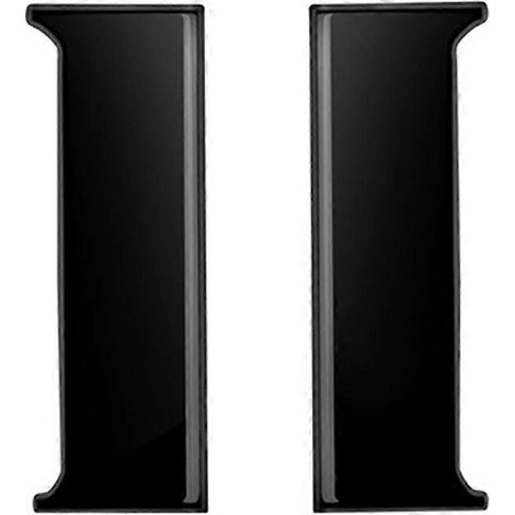Autocollant de garniture de poignée de porte centrale de voiture pour noir brillant (1/5)