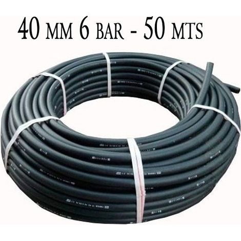 Tuberia Polietileno 40mm Tuberia Agricola 40mm 6 bar 50 metros Tuberia Riego 40mm Manguera de riego 40 mm (1/4)