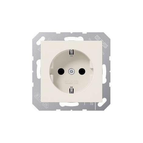 Jung Toma de corriente SCHUKO®, 16 A 250 V , duroplástico, serie AS, blanco A 1520