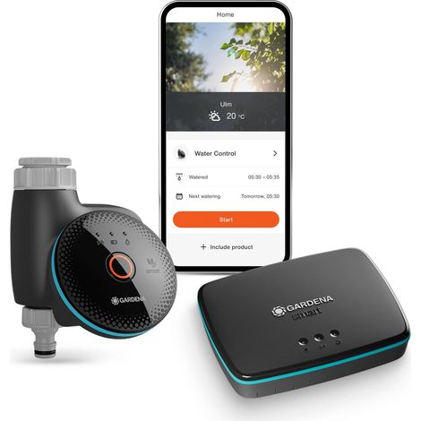 Riego automático Gardena 19043-20 control inteligente WiFi (1/5)