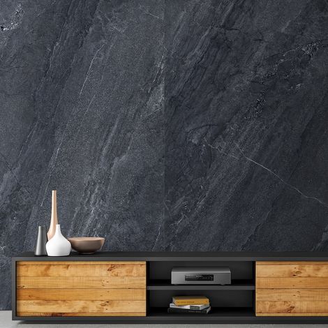 Gres Porcelánico Efecto Piedra Jerusalén Antracita Mate 60X60 - EAAE969 (Ceramishop.es) (1/5)