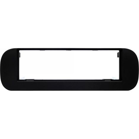 MASCHERINA MONTAGGIO AUTORADIO 1DIN COMPATIBILE FIAT PANDA 2012+ NERO LUCIDO