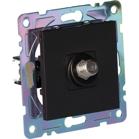 Enchufe SAT, negro, gama online (1/4)