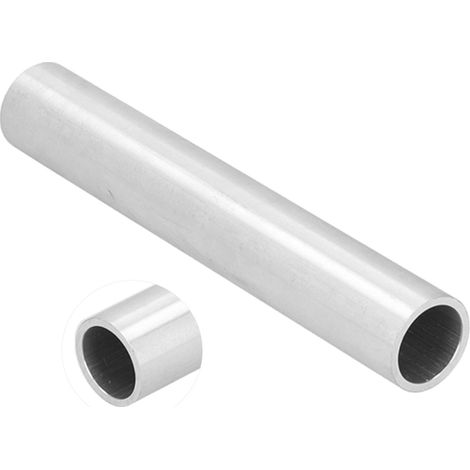 Tube aluminium 32mm extérieur, 27mm intérieur, longueur 200mm, tuyau droit pour projet DIY (1/5)