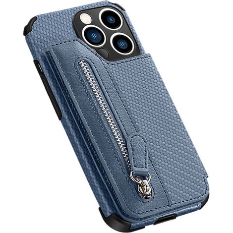Questa custodia per iPhone è dotata di funzione di supporto, ideale per serate cinema e videochiamate. Si chiude con una chiusura magnetica in metallo ed è realizzata in resistente pelle PU. (1/2)