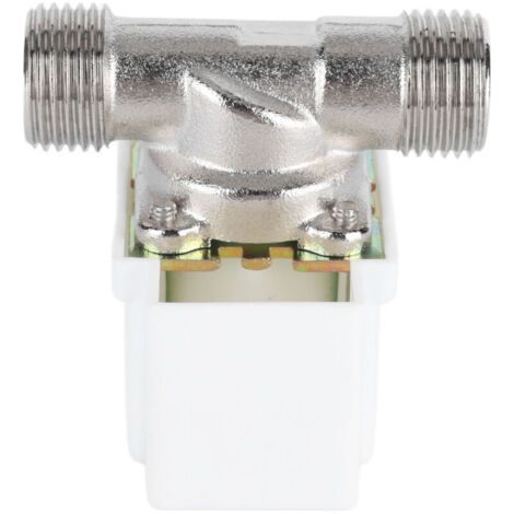 Électrovanne unidirectionnelle normalement fermée 1/2 pouce filetage externe, vanne électrique eau DC 24V (1/5)