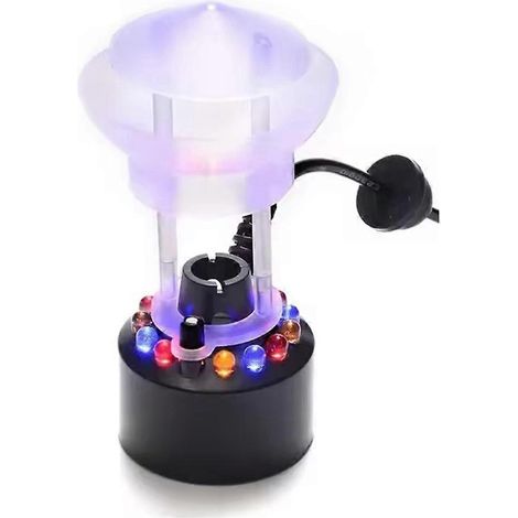 Humidificateur d'aquarium à atomiseur ultrasonique avec protection anti-éclaboussures. (1/5)
