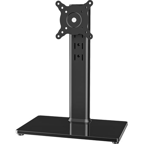 Support de Bureau Simple pour écran LCD de 13" à 32" avec Pivot, Hauteur réglable, Rotation, Peut contenir Un (1) écran jusqu'à 35 kg (1/5)