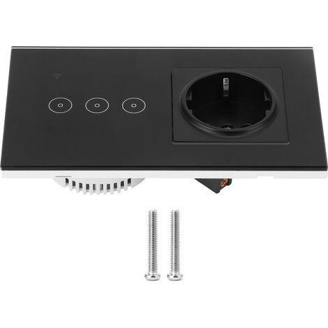 Interrupteur Murale Intelligent Multifonction avec Prise WiFi, Compatible Tuya, 95‑250V AC 10A (1/5)
