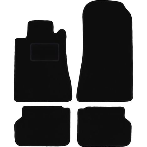 Tapis en velours noir pour : Mercedes CL W140 coupé (1991-1998) (1/5)