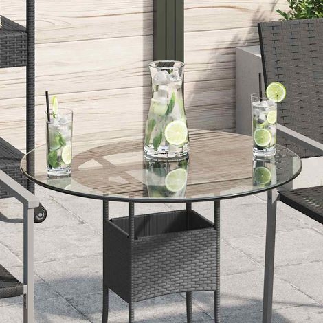 vidaXL Dessus de table ronde en verre trempé 600 mm (1/5)