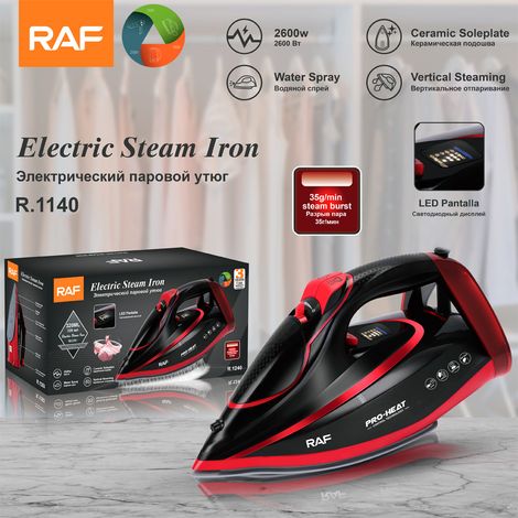 Fer à repasser vapeur domestique aux normes européennes - 2600 W - Petit modèle portable - Machine à repasser les vêtements (1/5)