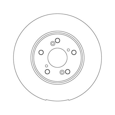 Lot de 2 Disques de frein TRW DF6762S HONDA 45251-T2G-A00 45251-T7W-A01