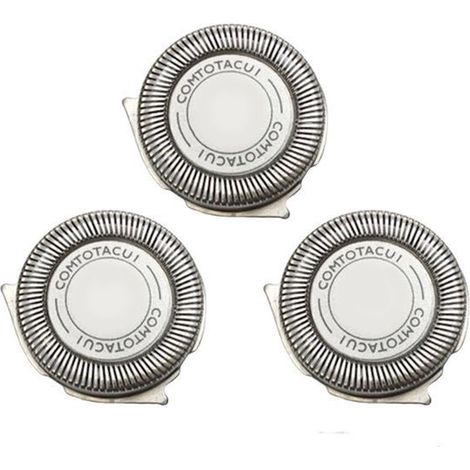 Ersatzklingen für Philips Elektrorasierer der Serien 1000–3000 – Scherköpfe für Herren – Ersatzklingen – Doppeltrimmerklingen – 3er-Pack (1/4)