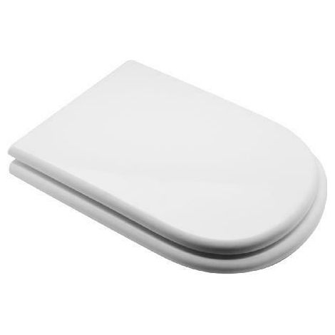 Sedile wc per roca vaso giralda forma 5 fissaggio bianco cerniere a passanti (1/2)