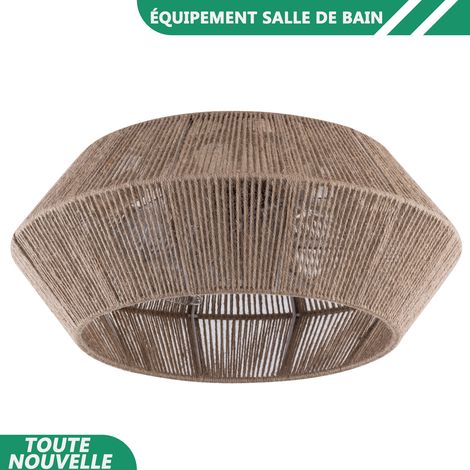 WAOBDLA Ventilateur de plafond E27 6 vitesses réglable avec télécommande pour chambre, salon, salle à manger (1/5)