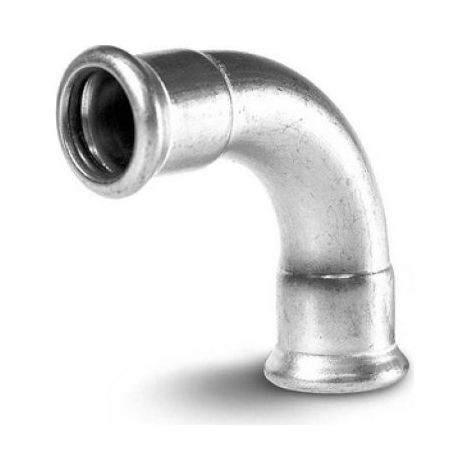 CURVA FF 90° A PRESSARE IN ACCIAIO CARBONIO Diam. 22