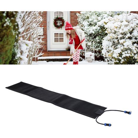 Tapis chauffant électrique de 30 x 90 cm pour déneigement et dégivrage des allées et cours, 120 W, norme européenne 220 V. (1/5)