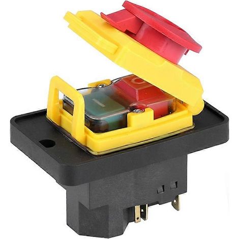 400-V-7-poliger elektromagnetischer Schalter, Ein/Aus, mit Schutzabdeckung, wasserdicht, mit Momentan-Rückstelltaste KJD18 (1/5)