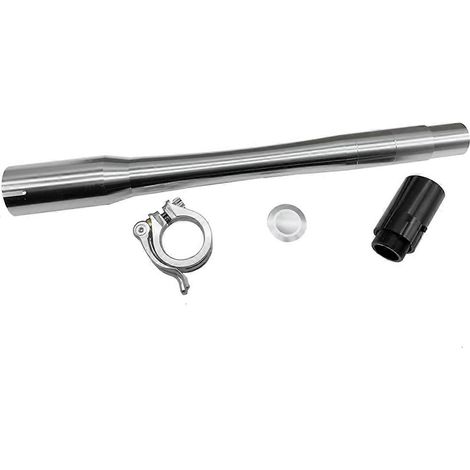 Fourche vélo rigide tube pivot droit 1-1/8, compatible 412 P8 SP8, cintre acier robuste, direction précise, pièce vélo remplacement, noir mat, taille standard, usage urbain et sportif. (1/5)