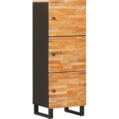 vidaXL  Storage Highboard  Brown 40 x 33 x 110 cm Solid Mango Wood