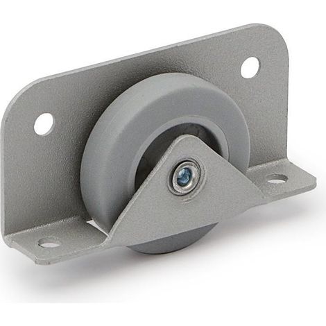 rueda pebera kioto aro de goma gris ø40 t19 para tablero de 19mm.