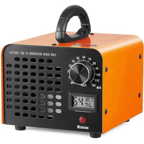 Générateur d'ozone 12000 mg/h, appareil à ozone pour éliminer les odeurs, avec minuterie de 0 à 120 min (1/5)