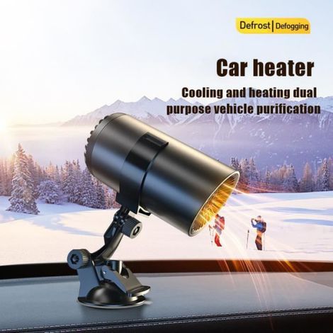 Chauffage Voiture - 12 V - 150 W - Double Fonction Chaude Et Froide - Support À Ventouse - 1 Pièce (1/4)