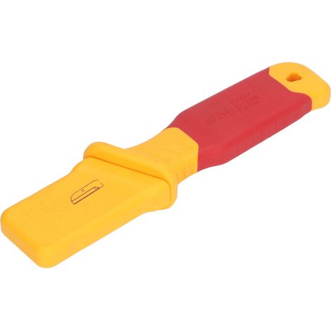 Couteau d'électricien isolé en plastique VDE, IEC60900, résiste à une haute tension de 1000 V, antimagnétique, KN001. (1/5)