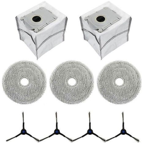 Accessoires et pièces de rechange pour aspirateurs robots Ecovacs Deebot Mini : sacs à poussière, brosses latérales (1/5)