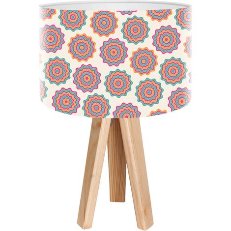 Lampe de chevet stamps foto-122 - Bois clair (1/3)