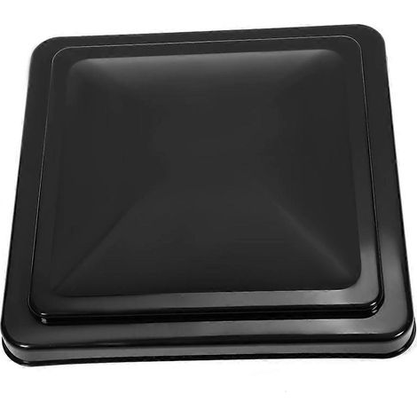 Grille d'aération de toit 14 pouces x 14 pouces pour camping-car (caravane) - Noir (1/5)
