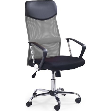 Silla de oficina Houston 429, Gris, 110x61x63cm, Con reposabrazos, Con ruedas, Mecanismo de la silla: Inclinación (1/2)