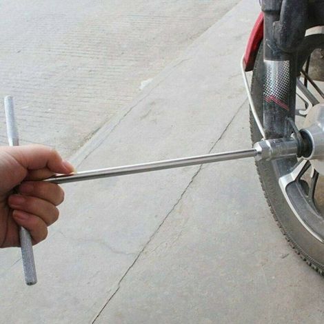 Clé À Douille Longue - 13 Mm - Forme De T - Acier Trempé - Pour Réparation Automobile Et Mécanique - 1 Pièce (1/4)