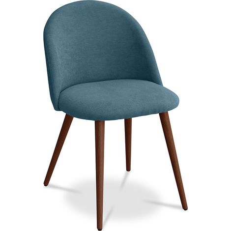 Sedia da pranzo - Rivestita in tessuto - Stile scandinavo - Evelyne Turchese