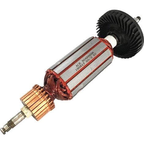 Hochwertiger Anker für Makita 9565C, 9565CV, 9565PVC, 9565PC, 9565CR, 9565CRV, 9565CVR, 9565PCV Winkelschleifer - ersetzt 515228-2 / Ersatz Rotor