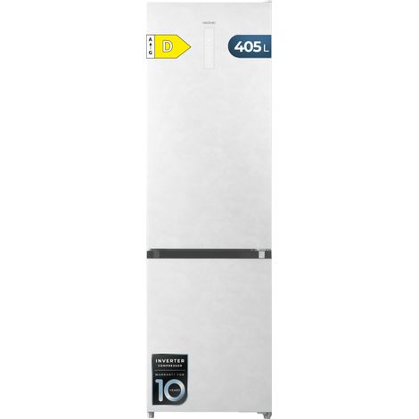 Cecotec bolero coolmarket combi 405 wl elite lunar stone d - frigorífico combi lunar stone con interior elite grey y max inside, coolmatrix, fresh flex, elite grey, display full color, total nofrost. (1/3)