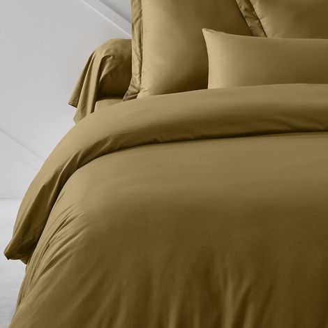 Housse de Couette 220X240 2 Personnes Coton Bronze (1/3)