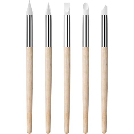 Lot de 5 stylos à gratter, outils de nettoyage de cadrans, bijoux, montres, pièces de monnaie, applications électroniques, élimination de la rouille et de la corrosion (1/5)