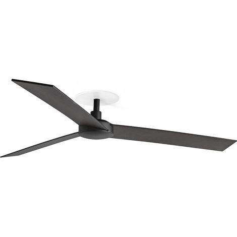 RUDDER RECESSED 3 L Ventilador negro/nogal (1/2)