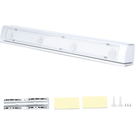 Lampe à détecteur de mouvement 4 LED pour tiroir, placard, armoire : éclairage de lecture, étude et travail. (1/5)