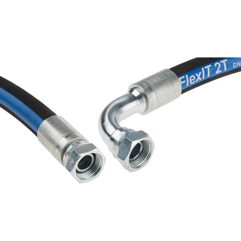 Ensemble de tuyaux hydrauliques Longueur 754mm, Pression max. 215bar ( Prix pour 1 )